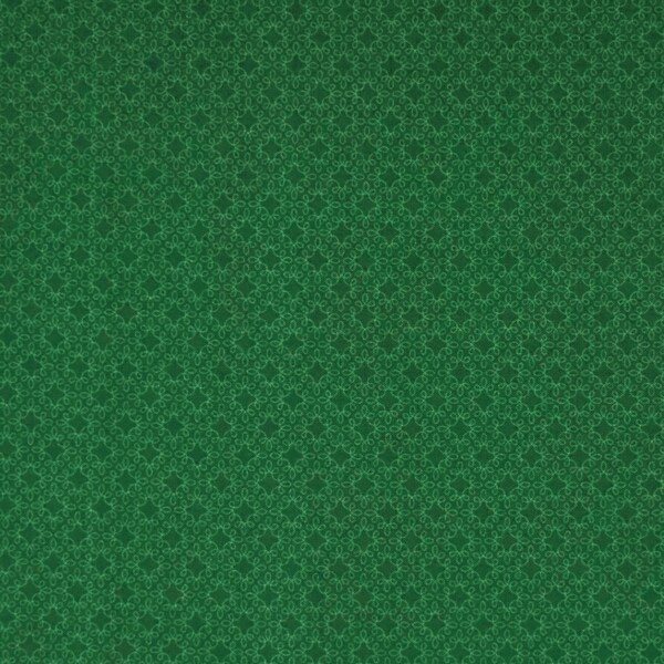 Hunter Green Filigree Geo - Henry Glass Premium Cotton Quilting Fabric By The Yard - Cut to Order - Modern Melody Basics 1063-69