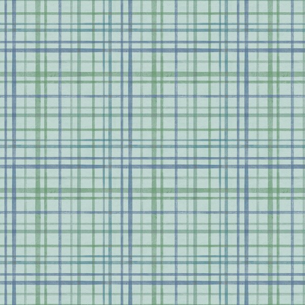 Teal Plaid - Wilmington Prints Fresh & Sweet Cotton Quilting Fabric By The Yard - Cut to Order - 3024-88653-747