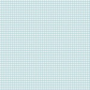 May include: A seamless pattern featuring a light blue and white gingham check design. The repeating pattern creates a grid-like appearance, suitable for various craft and design projects. The soft color palette offers a clean and classic aesthetic.
