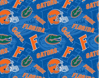 NCAA Florida Gators Tone on Tone - Sykel Enterprises Premium Cotton Quilting Fabric By The Yard - Cut to Order - FL-1178
