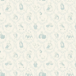 Peter Rabbit & Friends Cloud Toile - Riley Blake Designs - Cotton Quilting Fabric By The Yard - Cut to Order - CD15863-CLOUD