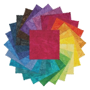 Bali Granite Hill 5 x 5 Pack - Benartex - Premium Cotton Quilting Precut Fabric - 42 5&quot; x 5&quot; Squares - BGRH5PK