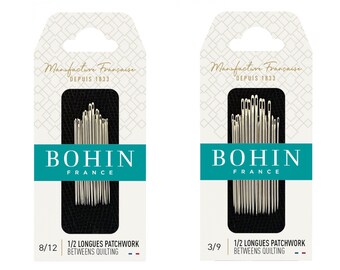 Bohin Betweens Quilting Needles - Assorted Sizes 3/9 or 8/12 - Pack of 20