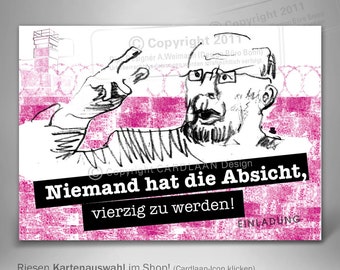 Einladung 40 Geburtstag Etsy