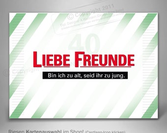Einladung 40 Geburtstag Etsy