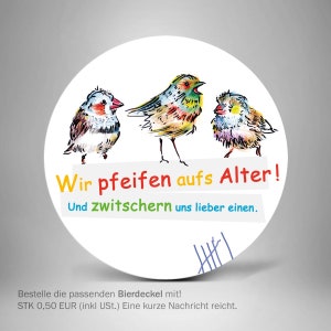 Bierdeckel Geburtstag, 30. 40. 50. 60. Geburtstag lustiger Bierdeckel, Witzige Bierdeckel, Geburtstag Party Bierdeckel, Getränkeuntersetzer
