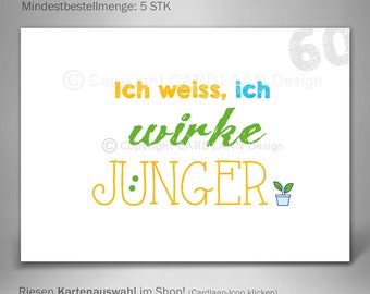 Einladungen 60. Geburtstag  I  60. Karten  I  60 Einladung lustig  I  Lustiger Spruch Einladungskarten Frau 60  I  Lustiger Text