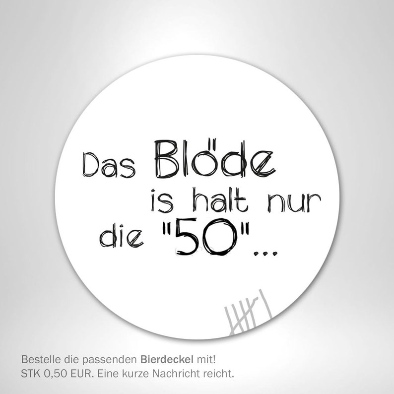Einladungen 50. Party I lustige Einladung I Witziger Spruch Einladung