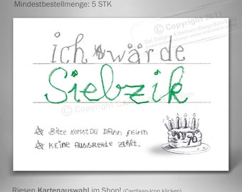 Einladungen 70. Geburtstag, Siezigster Geburtstag lustige Einladung, Witzige Einladungskarte 70, Siebzigster kreative Einladung