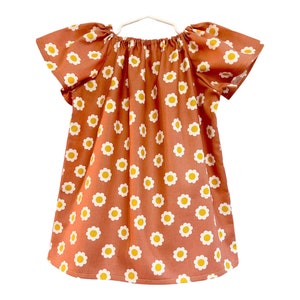 Girls Peasant Dress ~ Flutter Sleeve Dress ~ Floral Dress ~ Peasant Dress ~ Baby & Toddler Dress ~ Spring Dress ~ Little Girl Dress