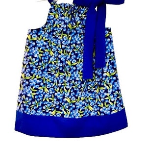 Blueberry Dress ~ Dress with fruit ~ Pillowcase Dress ~ Dress with berries ~ Fruit Outfit ~ Girls Dress ~ Toddler Dress ~ Fruit Birthday