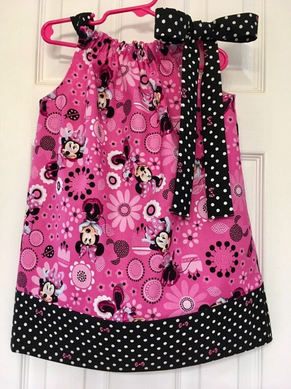 Minnie Mouse Bow Pillowcase Dress Etsy