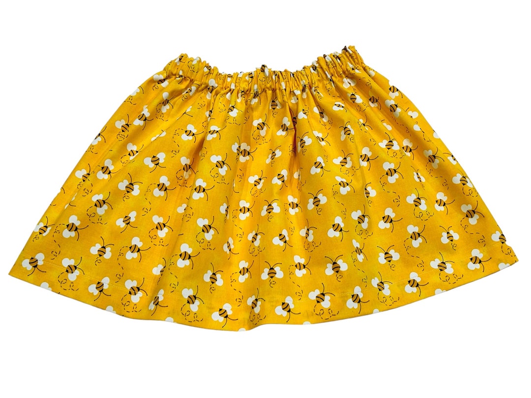 Bumble bee cheerleader Skirt
