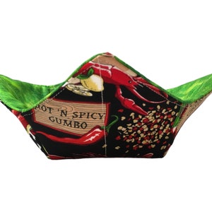 Bowl Cozy~Hot/Cold~Choose you own fabric~Reversible~Great Gift Idea