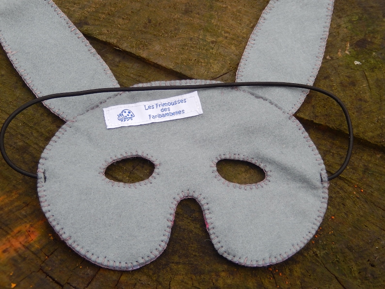 Felt Rabbit Mask for Disguise image 4