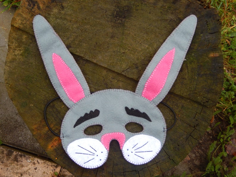 Felt Rabbit Mask for Disguise image 1