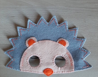 Hedgehog Felt Mask