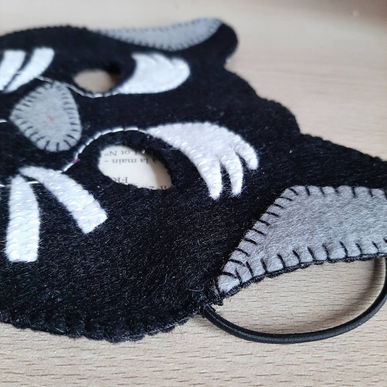 Felt Black Panther Mask for Costume image 4