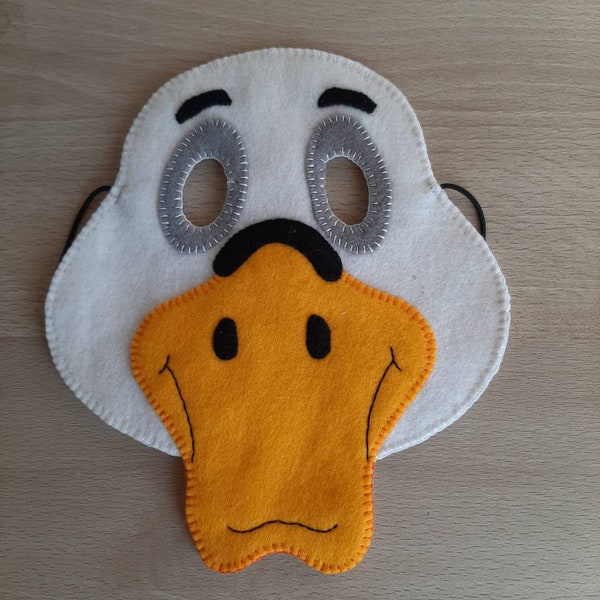 Masque d'Oie en Feutrine pour enfant déguisement