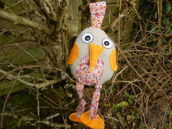 fluffy chicken toy