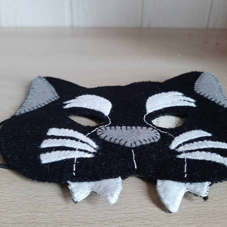 Felt Black Panther Mask for Costume image 2