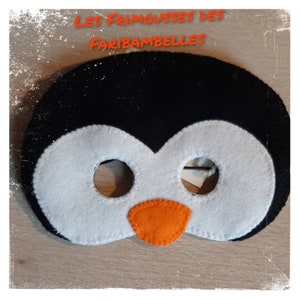 Felt Penguin Mask for Costume