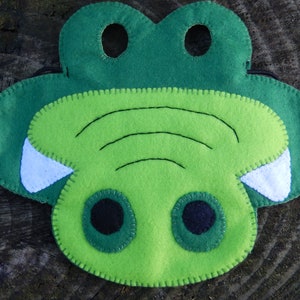 Felt Crocodile Mask for Disguise