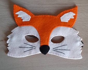 Felt Fox Mask for Costume
