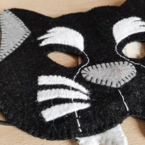 Felt Black Panther Mask for Costume image 3