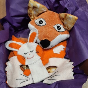 Fox Box - Gift Box for Children - Puppet - Mask