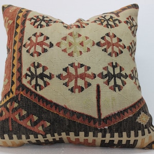24&quot;x24&quot; inch,60x60 cm,Pink  Kilim Pillow,Ethnic Pillow,Floor Pillow,Decorative Pillow,Handmade Pillow,Cushion Cover,Vintage Home Decor