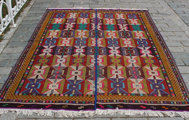 PacificKilimRug - Etsy