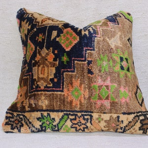 Boho Home Decor Pillow, Decorative Pillow,Cushion Cover,Ethnic Pillow,Sofa Decor Pillow,Handwoven Carpet Pillow,20&quot;x20&quot;inches,50x50 cm