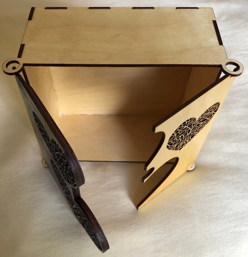 Housewarming Necklaces Birthday,Mom Heart Box 2 Tone Jewelry Christmas Gift Box Wooden Rings Earrings Holds Bracelets Valentines