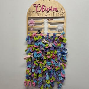 Hair Bow Organizer, Laser Cut, Bow Holder, Personalized Wall Hanging, Bow Holder, Girl Accessories, Gift for Girl, Hair Clip Holder, Headban