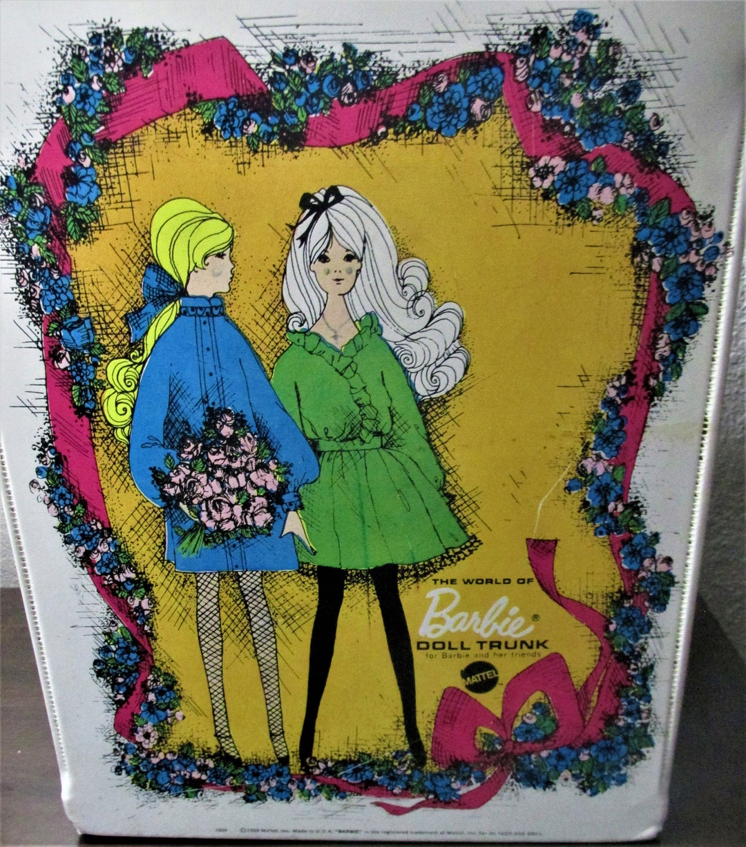 Barbie Fashion Doll Trunk Carrying Case 1004 White 1968 Etsy