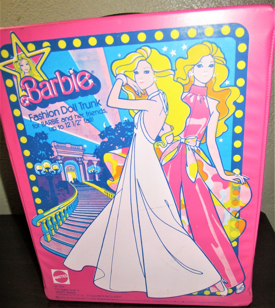 Barbie Fashion Doll Trunk Carrying Case 1004 Pink 1977 Etsy