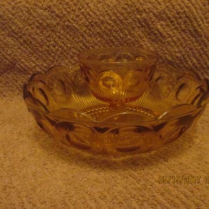 Thumbprint Design Chip & Dip Bowl