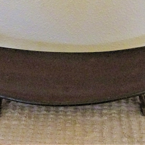 Metal Curved Tray Coffee Table Décor