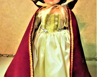 Madame Alexander Snow White Fairytale Doll with Stand & Red Cape-- 13 inch