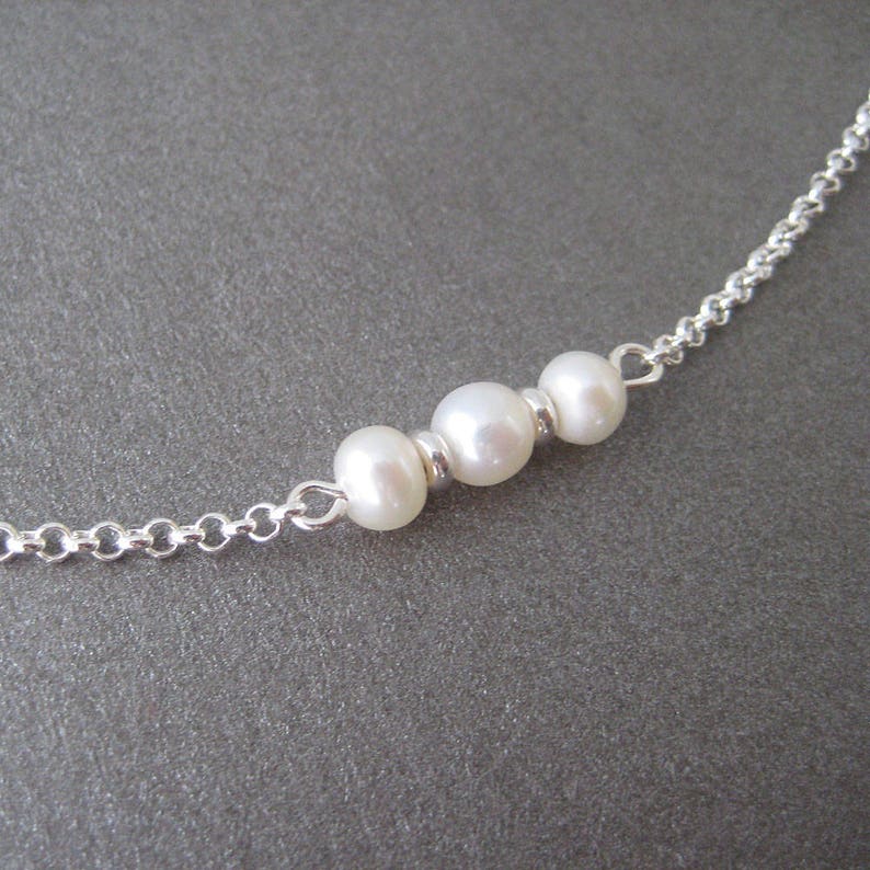 Bracelet three pearls and Silver 9251000