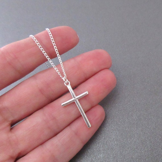 Pendentif Croix En Argent 925 - Chaîne Incluse En Option - Mixte (homme/femme) - Neuf Avec étiquettes