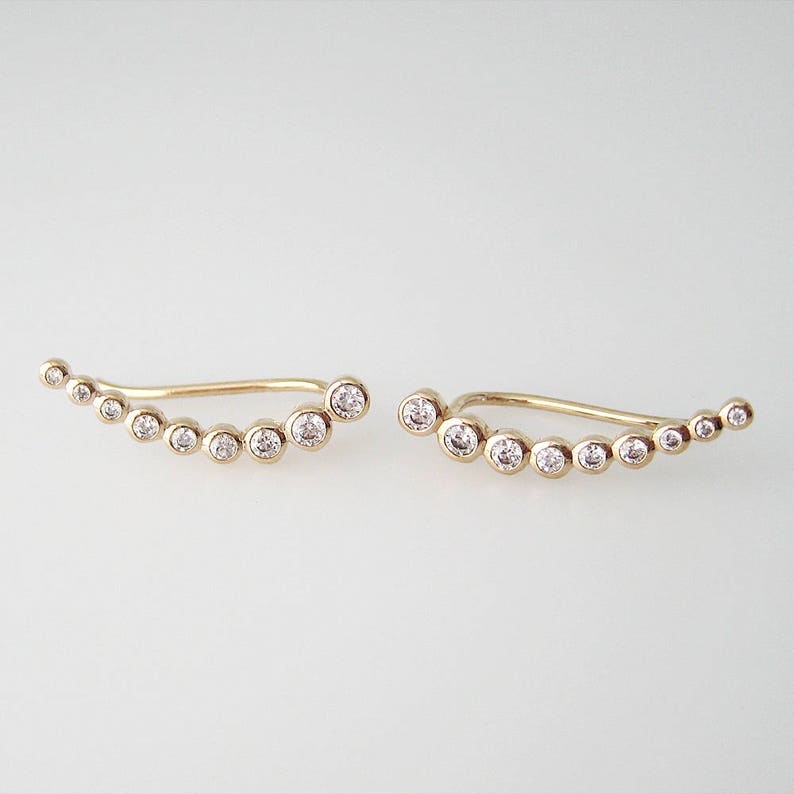 XYTAHDM 2 Paar Ear Cuff Boucles D'oreilles Non Piercings,14K