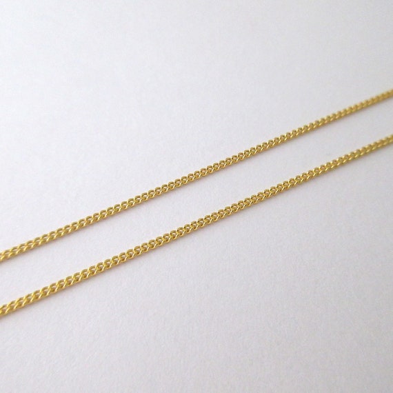 Fine Chain in 24 Carat Gold Plated 