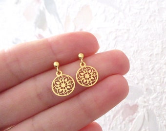 Puces d'oreilles diamant à partir de 0,15 carat et or blanc 18 carats