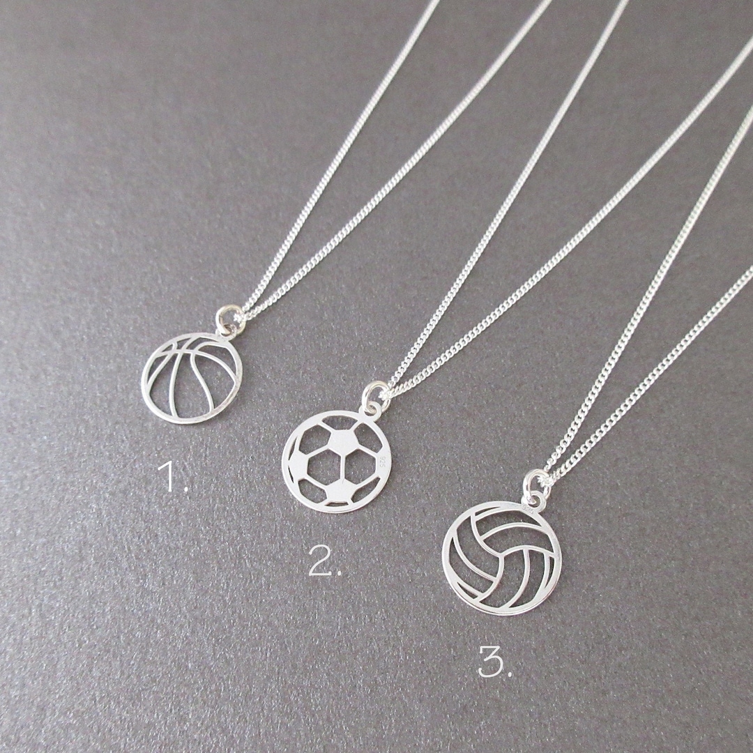 Collana Uomo Sportivo Con Ciondolo Calcio/Basket - Acciaio Inox, Regolabile, Con Cofanetto E Dedic