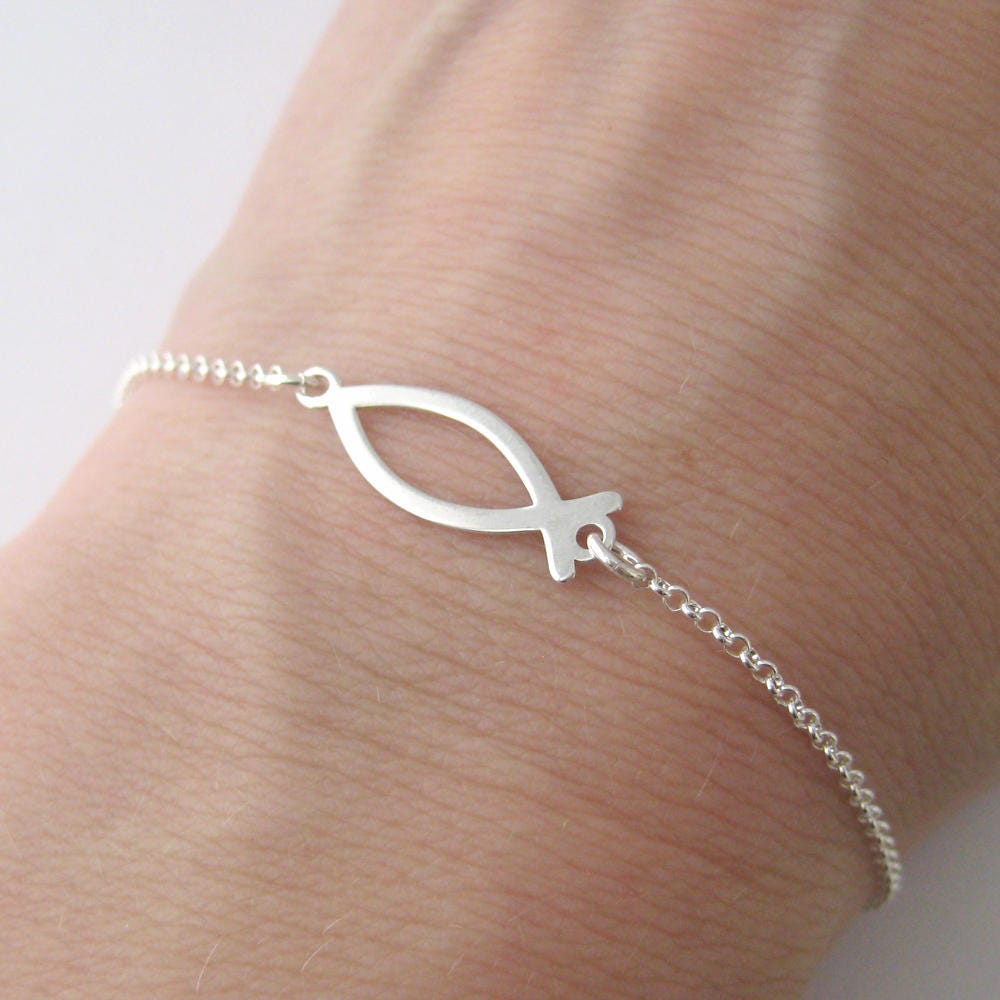 Jesus Fish Bracelet Etsy UK