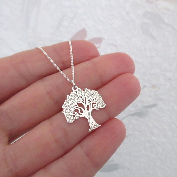 Collier pendentif arbre de vie en argent 925/1000e