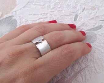 Bague En Argent Taille 56 - Neuve, Très Jolie, Sans Marque, Avec étiquettes