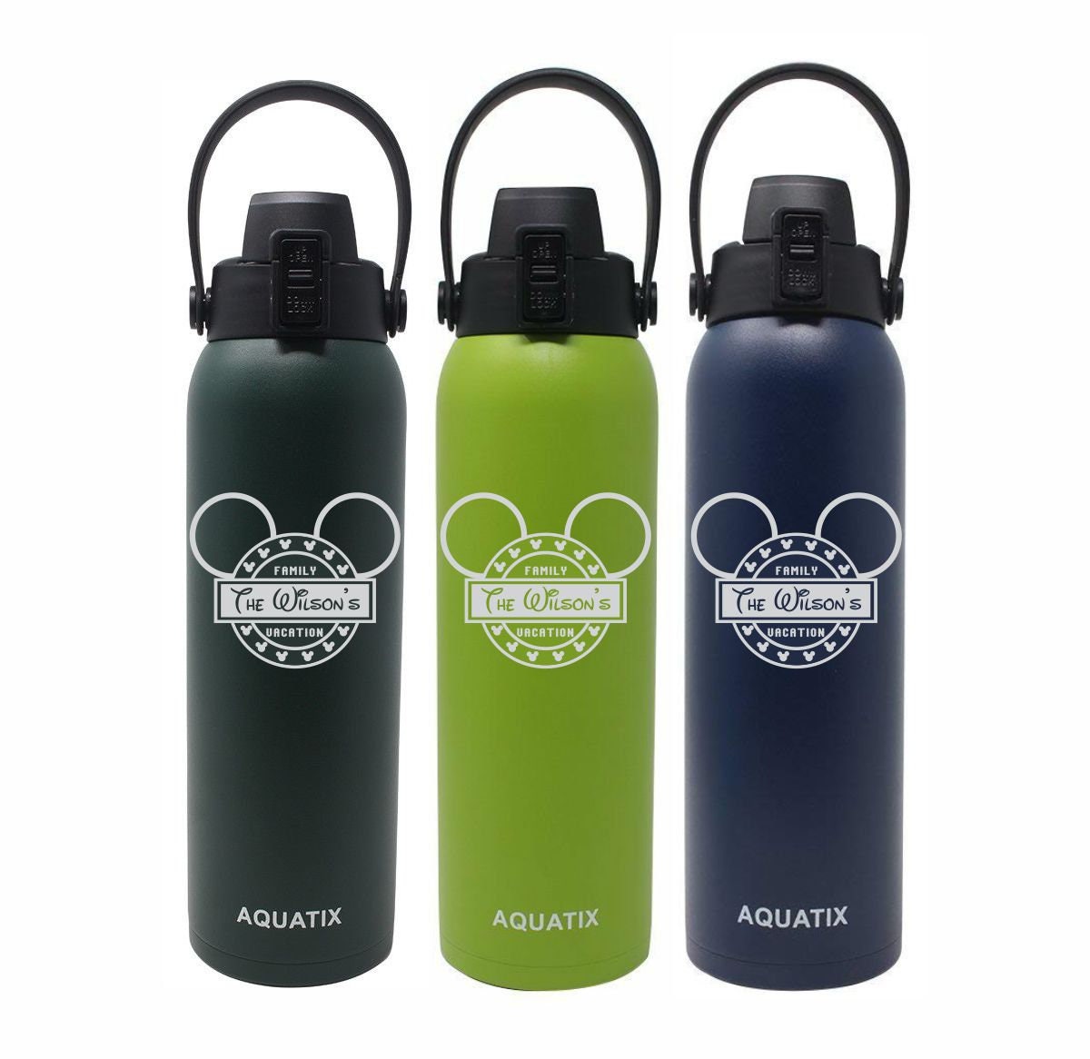 Disney Laser Engraved 17oz Stainless Steel Water Bottles Personalized Water  Bottle Custom Water Bottle mickey Minnie Free Shipping 
